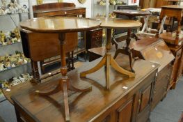 Three occasional tables.