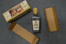 A boxed bottle of Five Kings brandy.