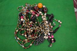 Decorative necklaces.