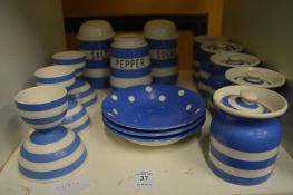 A small group of T G Green Cornish ware china.