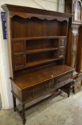 An oak dresser.