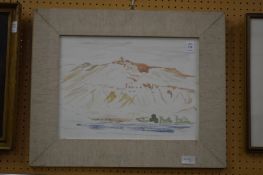 Pat Muirhead, Aswan, watercolour.