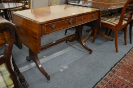 A George III mahogany sofa table.