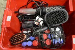 Hair curlers etc.