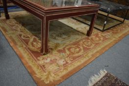 An Aubusson style carpet 276cm x 186cm.