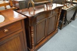 A Victorian mahogany chiffonier.