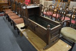 An early oak cradle.