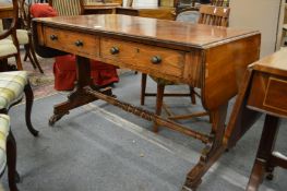 A Regency rosewood sofa table.