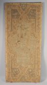 A TEXTILE PANEL. 36ins x 28ins.