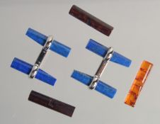 VAN CLEEF AND ARPLES CUFF LINKS and two boxes.