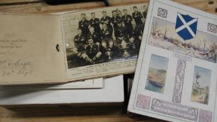 [MILITARY] small q. postcards, cards, photos, mostly relating to the South Wales Borderers.