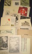 A small collection of ephemera relating to the Vienna secession, & some greetings cards etc.,