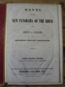 [PANORAMA of the RHINE] long folding panorama with original boards and 16 pp. booklet 