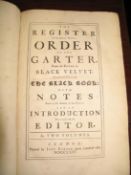 [ORDER of the GARTER] [ANSTIS (J.)] Register of the Most Noble Order of the Garter..., 2 vols.,