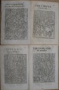 [MAPS] 13 loose maps of Europe from the 1635 English edition of HONDIUS, Atlas Minor, unframed /