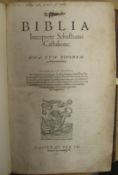 [BIBLE] Biblia interprete Sebastiono Castalione. Una cum eiusdem annotationibus, , folio, 4 parts in