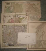 [MAPS & ENGRAVINGS] Europe, incl. parts of Germany, Poland, etc., unframed.