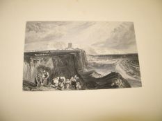 TURNER (J. M. W.) The South Coast of England, lge folio, plates (& letterpress loose), half morocco,