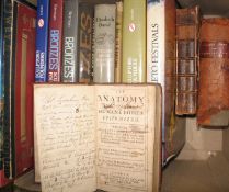 Misc. ANTIQUARIAN & modern books, various subjects incl. Shark Fishing, Anatomy, etc. (1 box).
