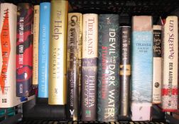 [SIGNED COPIES] mixed lot of SIGNED modern literature, 1st Editions, some reprints (1 box).