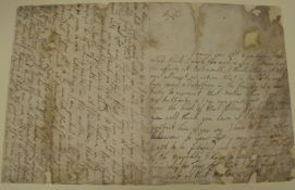 BEAUFORT (Henry, second Duke of) 3 pp. a.l.s. to Lord Worth, dated July 28th, 1713, regarding