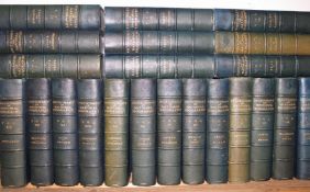 [BINDINGS] DICTIONARY of NATIONAL BIOGRAPHY, 21 vols. + 1 vol. Supplement, uniformly bound in half