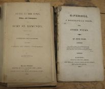 [TOPOGRAPHY] Guide to the Town...of Bury St. Edmund's, 8vo, 4 wood-engr. plates, cloth (covers