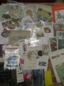 VALENTINES; dated scraps; misc. ephemera (Q).