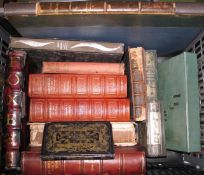 [BINDINGS] misc. leather, cloth & custom bound volumes, incl. [PUCKLER MUSKAU (H. von)] Tour in