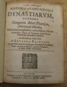 GRIGHOR (Abu al-Faraj, called Bar Hebraeus), & POCOCKE (E.) editor & translator: Historia
