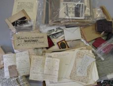 PRIDEAUX FAMILY; an archive of family papers, photographs, diaries, documents, etc. (1 box).