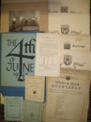 ETON ephemera, sports rule books, etc. (Q).