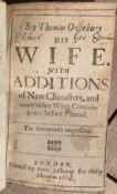 [OVERBURY (Sir Thomas)] Sir Thomas Overbury. His Wife. With Additions...The Seventeenth