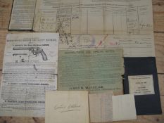 [GUNS / FIREARMS] instruction leaflet for William Tranter's Patent Double-Trigger and Safety