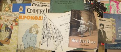 A box of Royalty, theatrical etc. magazines, including ILN 1897, Country Life vol I, no. I (Q).