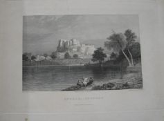 INDIA, steel engravings, unframed (15).