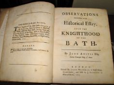 [ORDER of the BATH] ANSTIS (J.) Observations Introductory to an Historical Essay, upon the