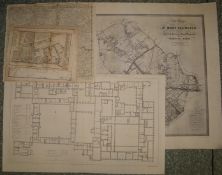 [MAPS] LONDON, 6 misc. 18th / 19th c. plans & repro map of Islington (7).