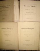 [ORIGINAL PARTS] RUSKIN (John) The Pleasures of England, 4 parts, 4to, original wrappers,