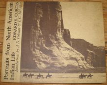 CURTIS (E.) Portraits from North American Indian Life, lge. oblong folio, pictorial cloth covers,