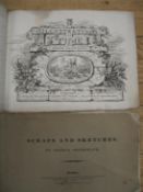 CRUIKSHANK (George) Illustrations of Time, obl. folio, pictorial title & 6 plates (slight loss to