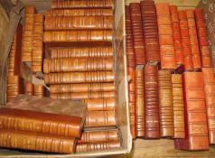 [BINDINGS] 20th c., by Mercier of Orleans & others, half leather, French language editions of