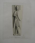 ARMS & ARMOUR, monuments, etc. 22 prints, loose, by C. Stothard, 8 x 10ins [P.], early 19th c. (