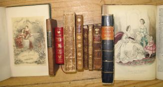 [CONTINENTAL LITERATURE] misc. 18th & 19th c. French & German vols., 4to et infra (10).