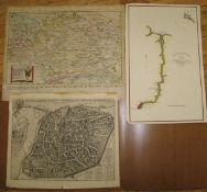 [MAPS] a hand col'd, engraved map of the Estates of the Great Duke of Russia Blanch, an engraved