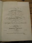 [MUSIC] CRIVELLI (Domenico) [The Art of Singing] L'Arte del Canto, 4to, Italian / & English text,