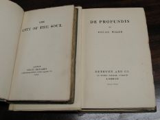 WILDE (Oscar) De Profundis, 8vo, clo., 1st Edn., Colonial Library, L., Methuen, February 1905; [