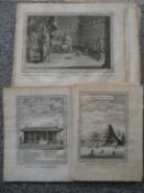 [PRINTS] coll'n of 35 single-page & 19 double-page engravings from 
