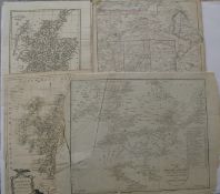 [MAPS] misc. maps, (Scotland 2, Channel 1, 15 Weller Railway Maps), unframed.