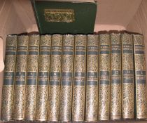 [BINDINGS] SHAKESPEARE (W.) The Works...Edited by Irving & Marshall, sm. 4to, 14 vols., Art